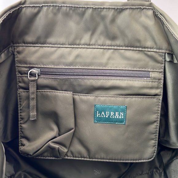 Vintage 90’s Y2K Lauren Ralph Lauren RLL Logo Nylon Tote - Picture 3 of 4